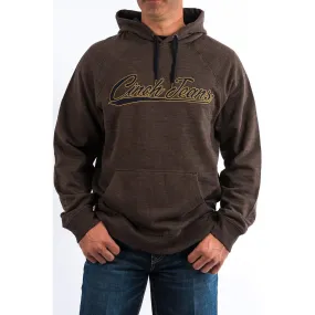 Heather Brown Men's Logo Hoodie by Cinch