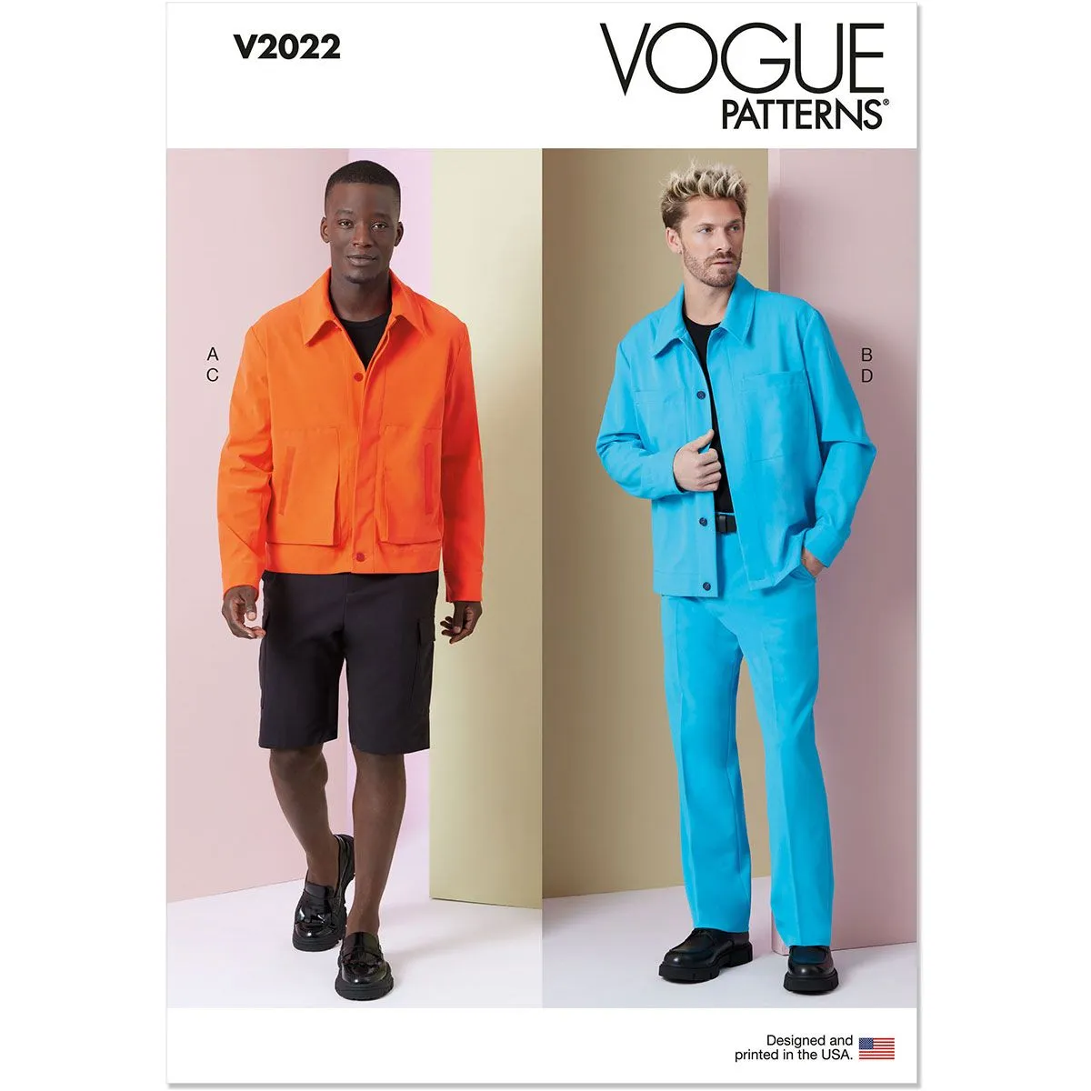 Men's Jackets, Shorts, and Trousers Sewing Pattern Vogue 2022