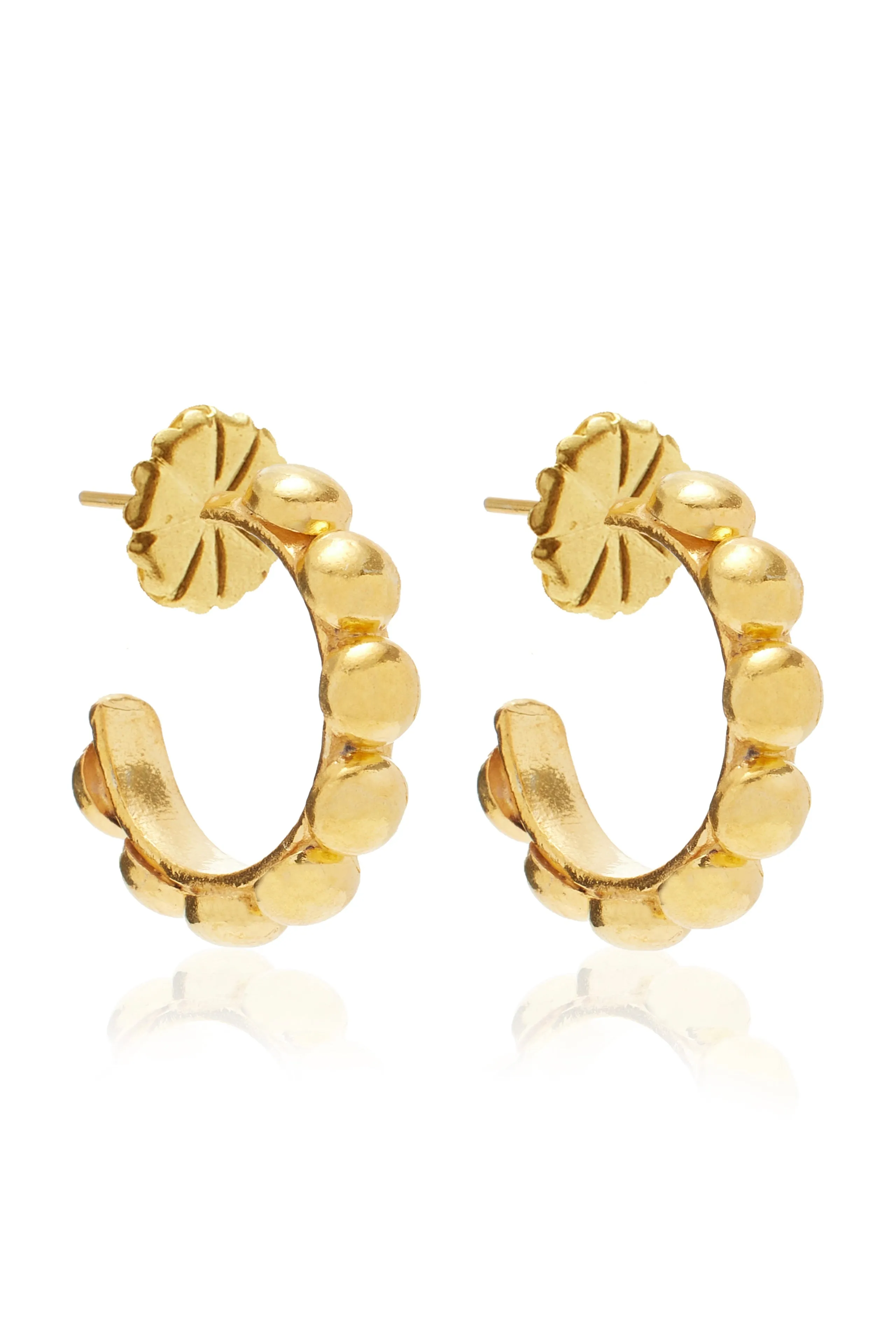 MINI CREOLE EARRINGS GOLD