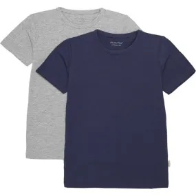 Minymo Dark Navy Tee Basis 32 2-pack