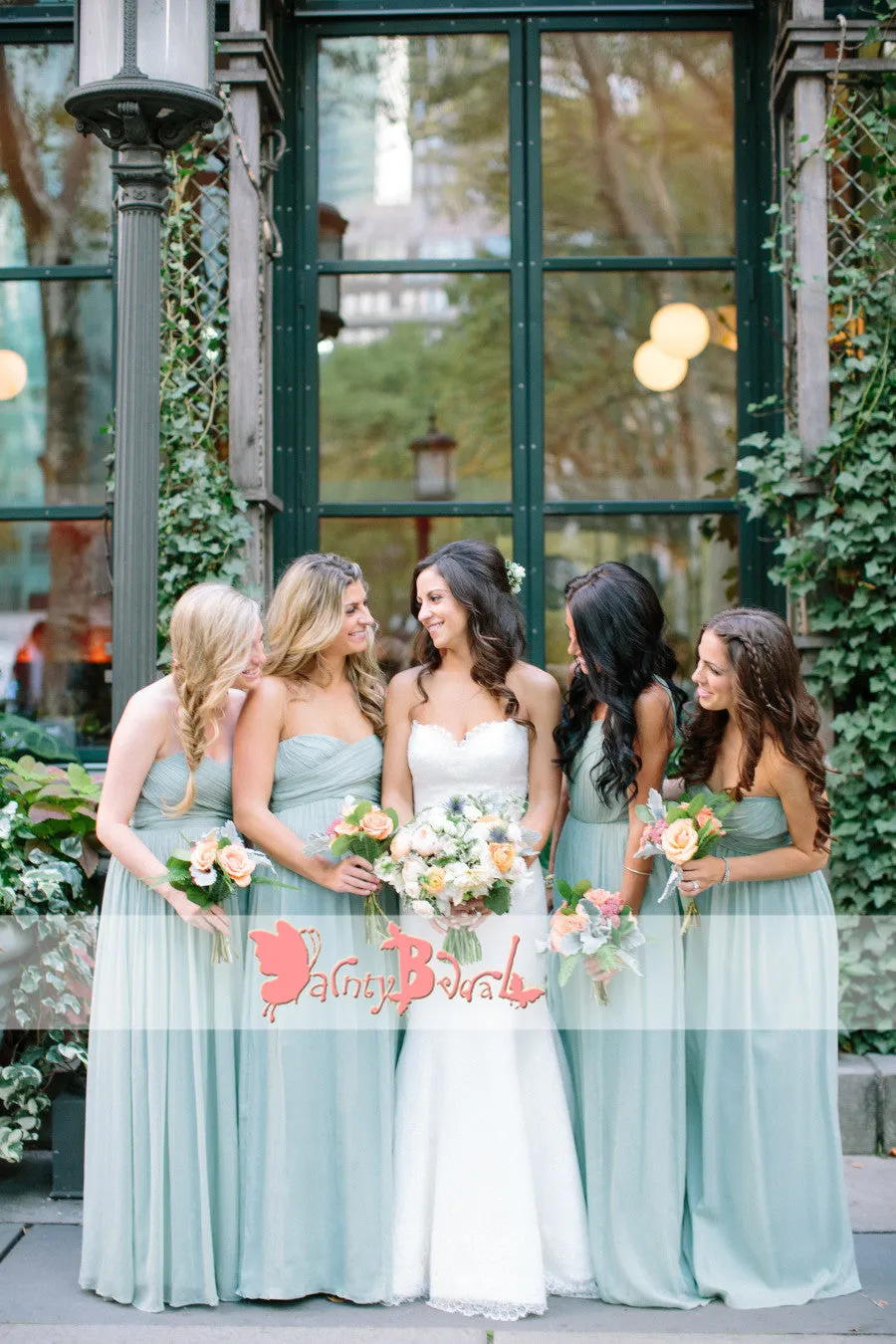 Unique Off White Wedding Gown with Bubble Pleating