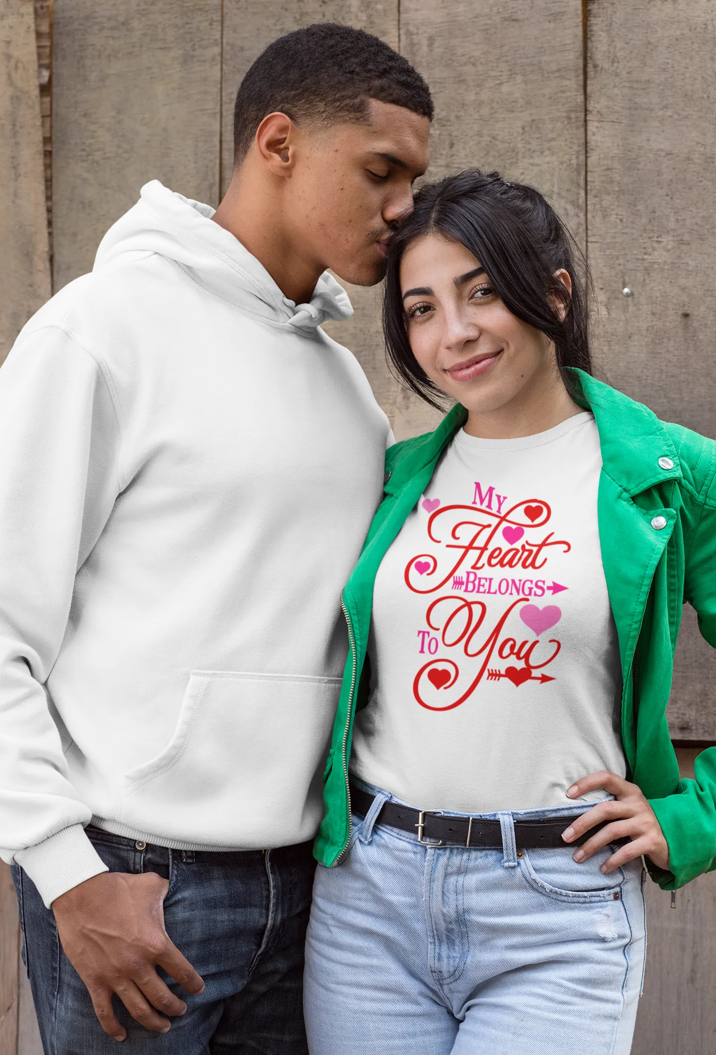 Valentine T-Shirt - My Heart Belongs to You Design