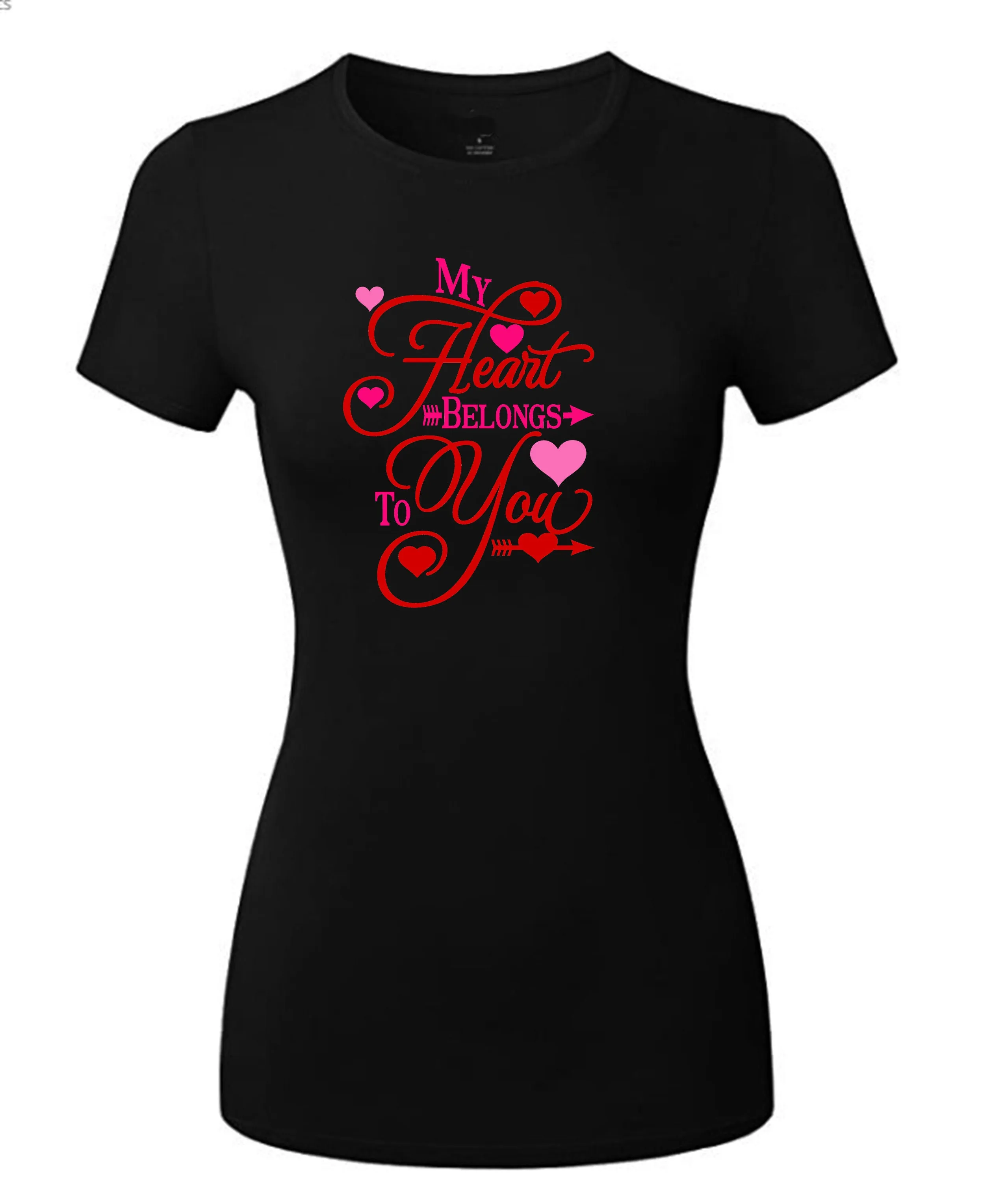 Valentine T-Shirt - My Heart Belongs to You Design