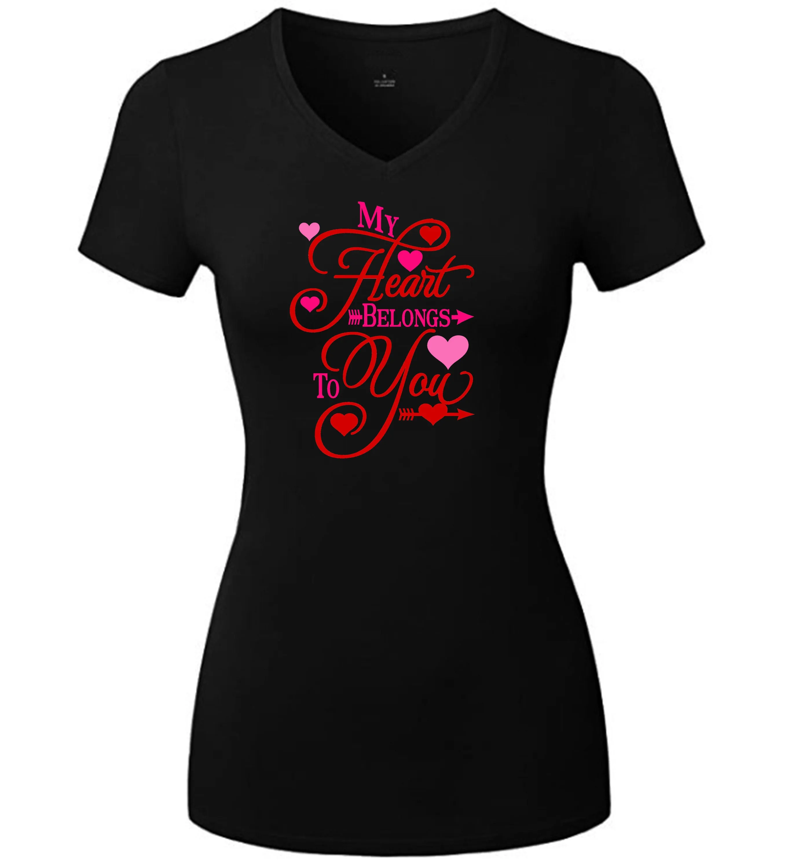 Valentine T-Shirt - My Heart Belongs to You Design