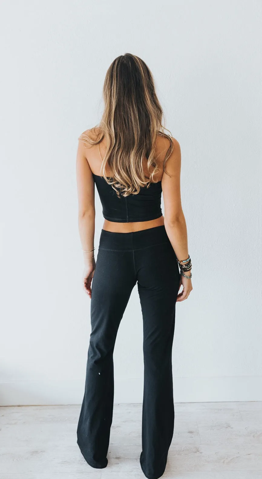 Flare Pants in Onyx