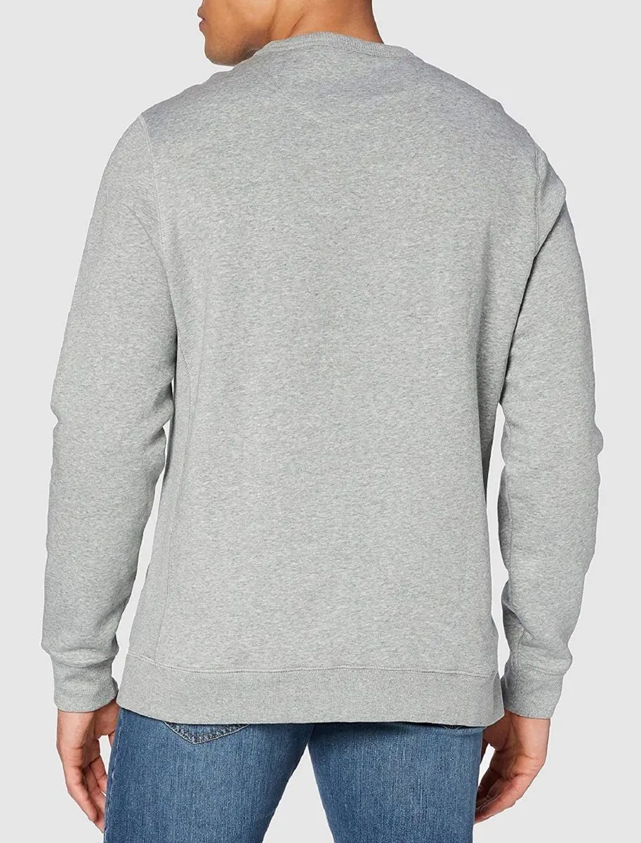 Original Penguin Sticker Pete Crewneck Sweatshirts Rain Heather