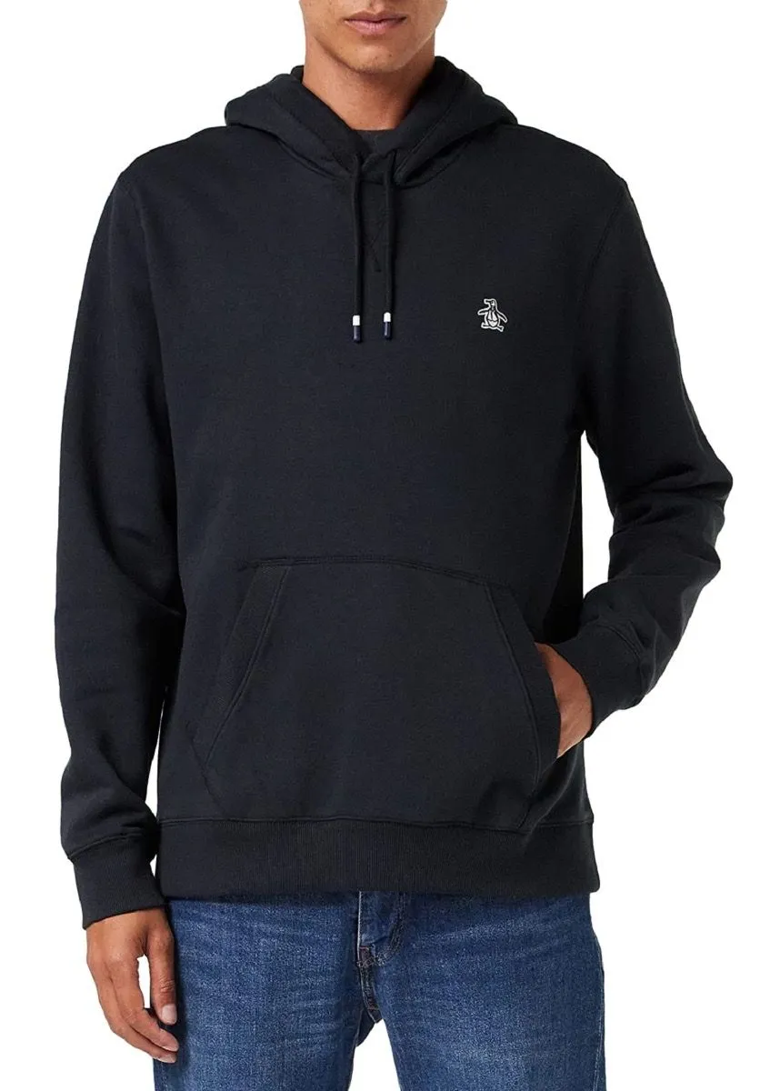 Original Penguin Sticker Pete Black Hooded Sweatshirts