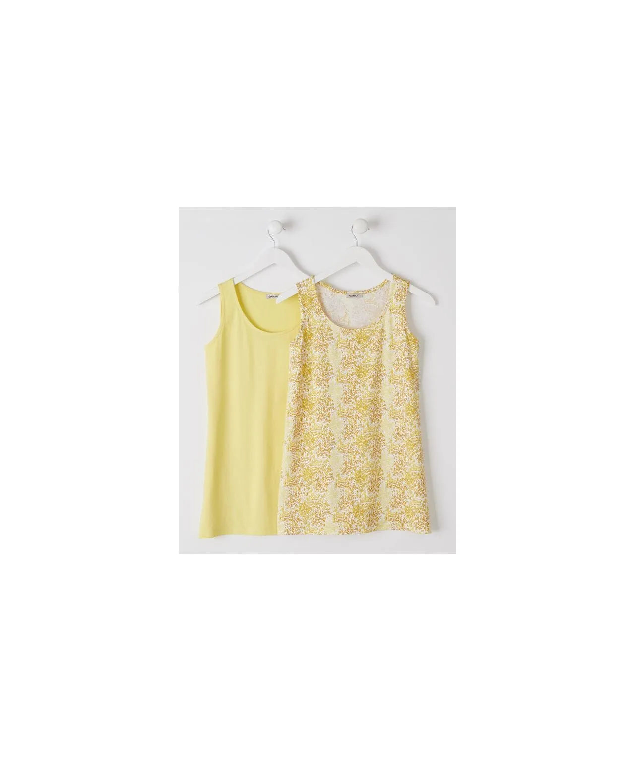 Pair of 2 Summer Cotton Sleeveless Tops