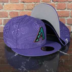 Paisley Bandana Print Diamondbacks Fitted Cap