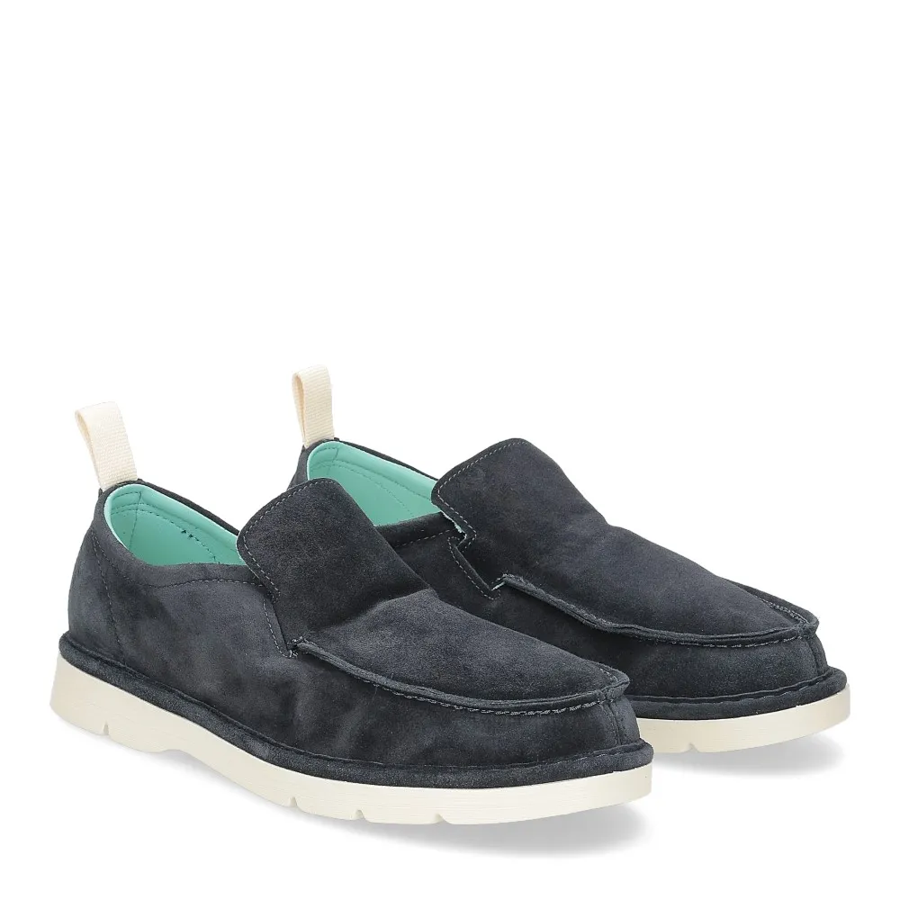 Panchic P19M003 Night Blue Suede Slip-On - Al Siletto