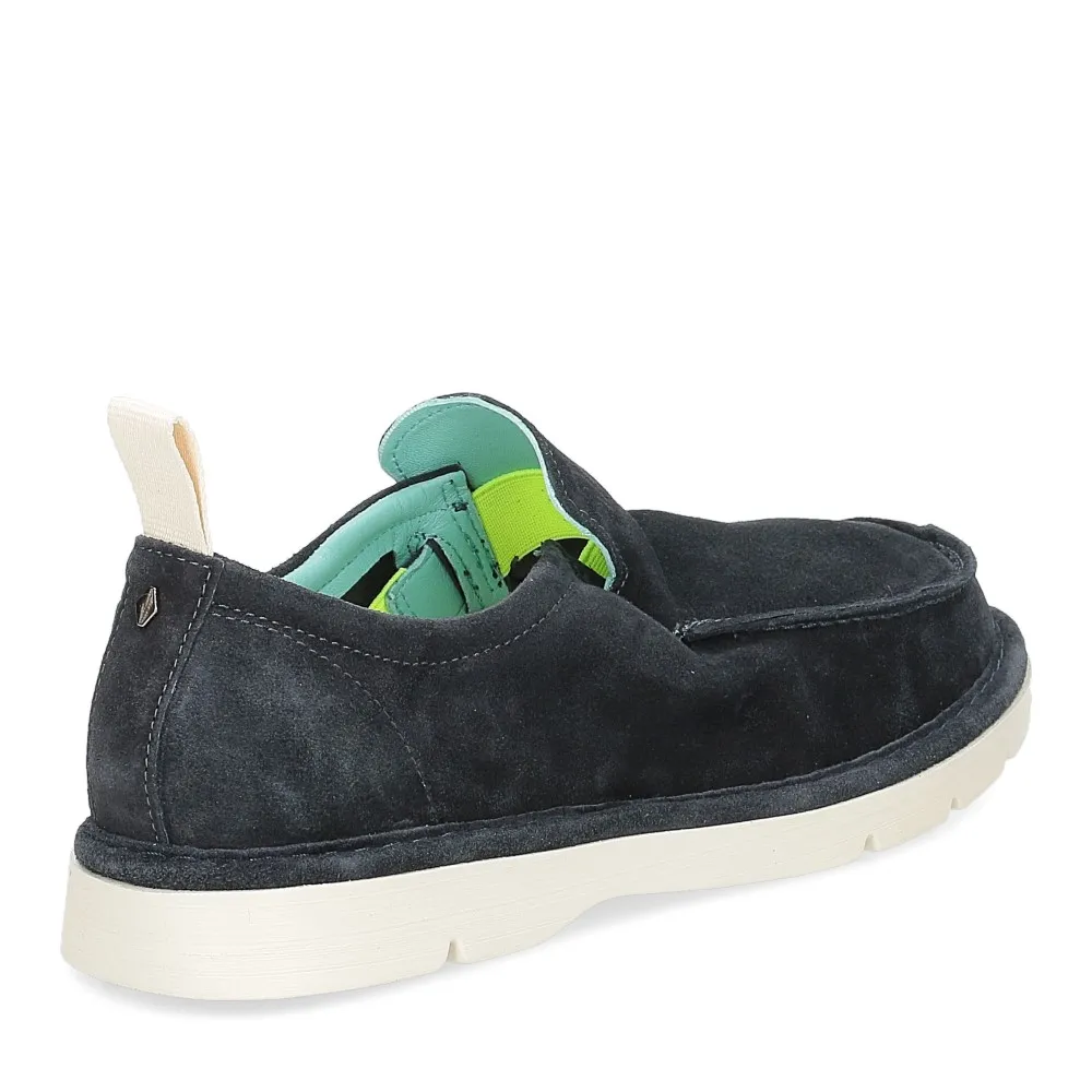 Panchic P19M003 Night Blue Suede Slip-On - Al Siletto