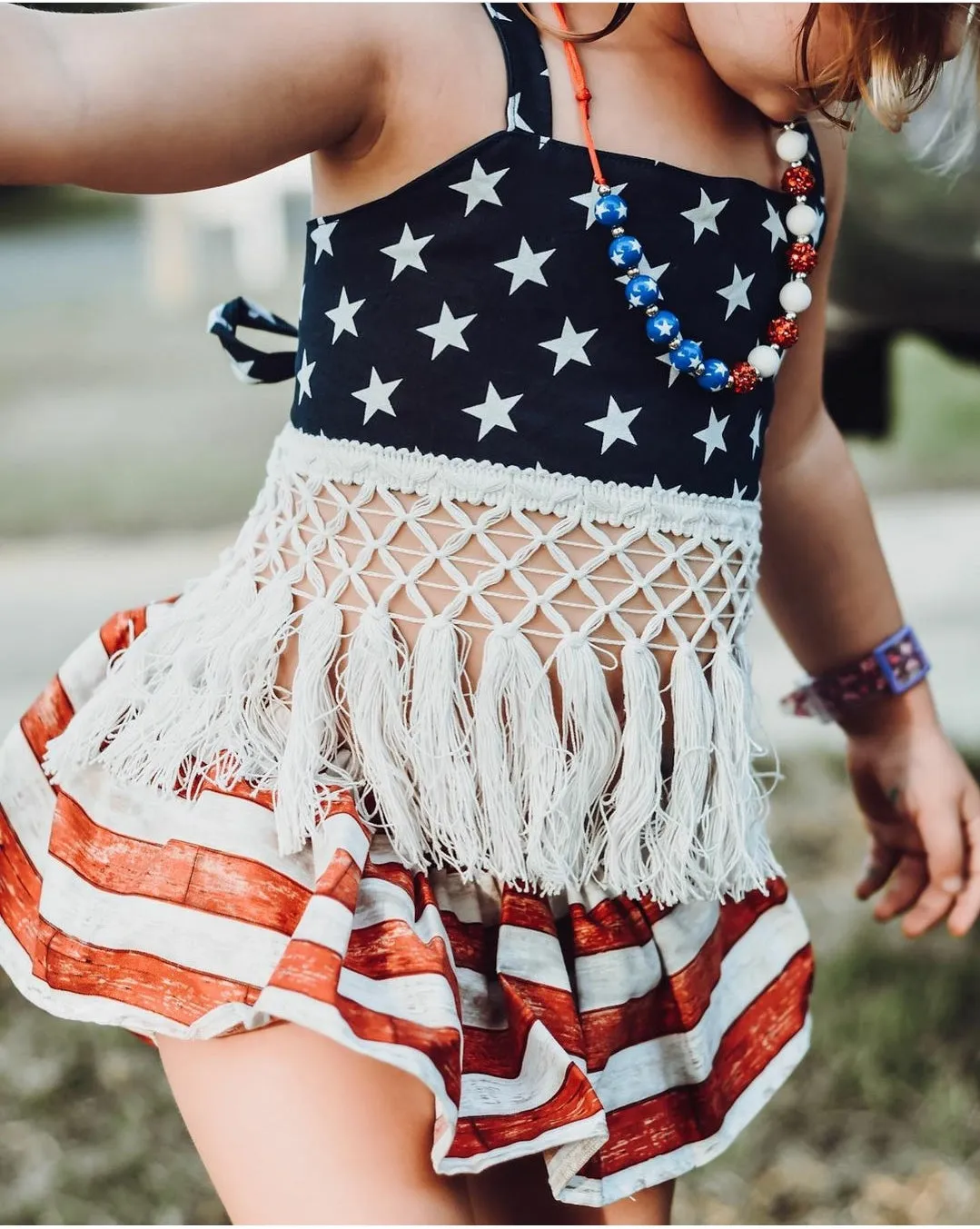 Patriotic Fringe Women's Tops