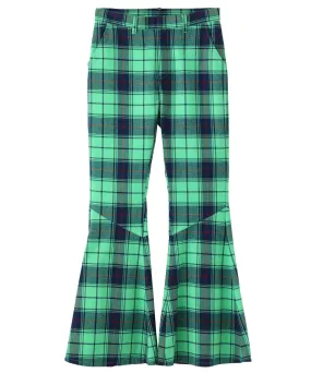 Plaid Flare Pants