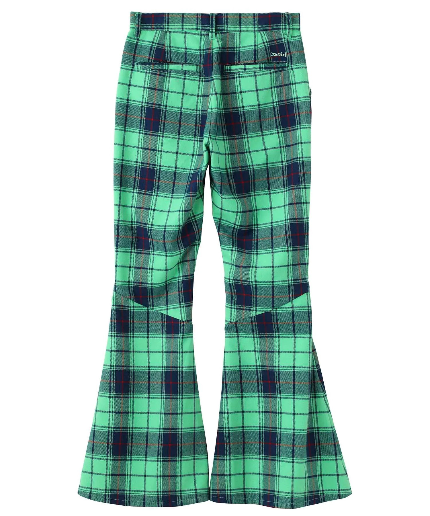 Plaid Flare Pants