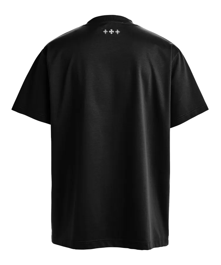 Plain Short Sleeves Logo T-Shirts