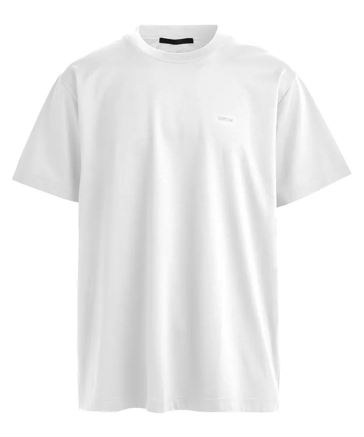 Plain Short Sleeves Logo T-Shirts