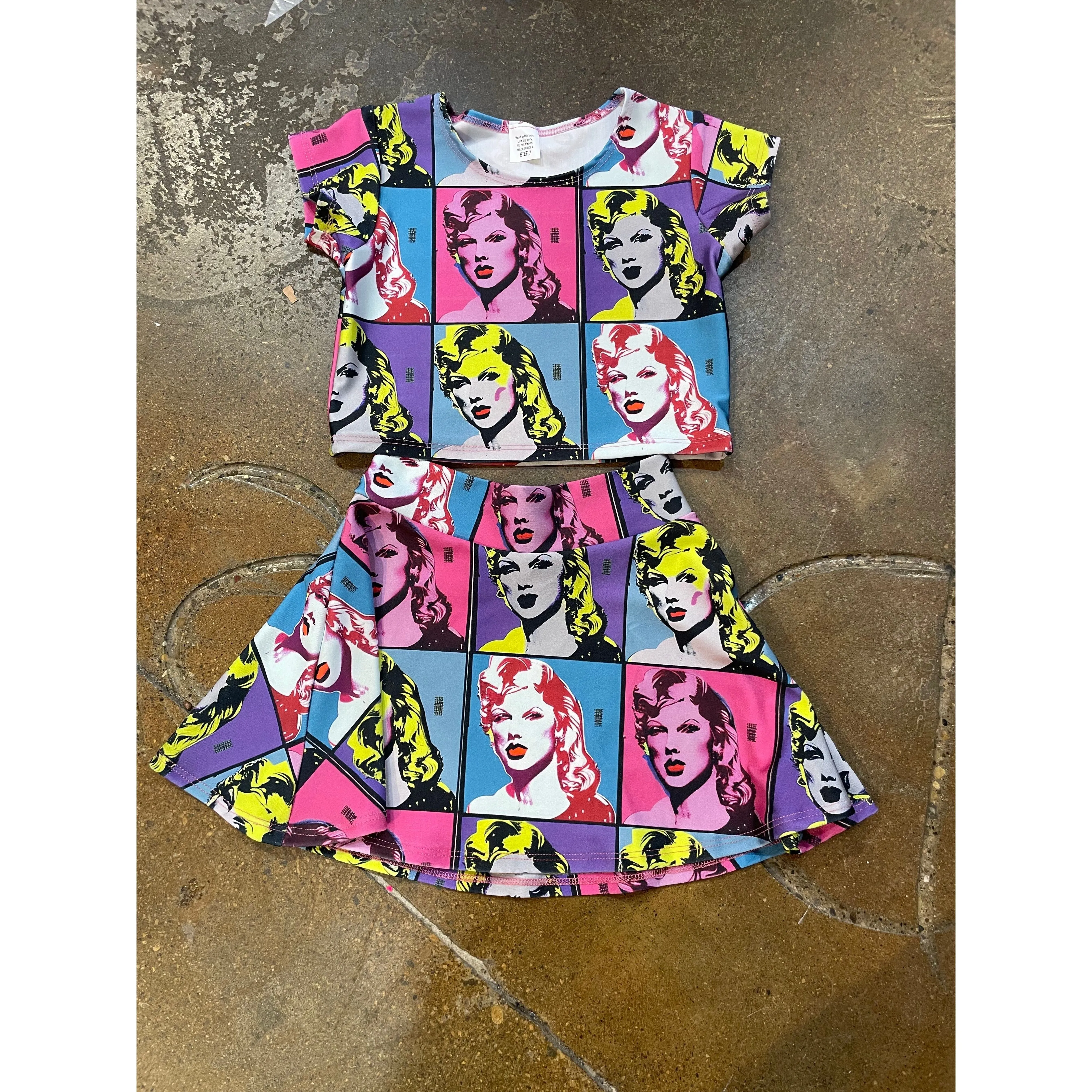 pop art skirt