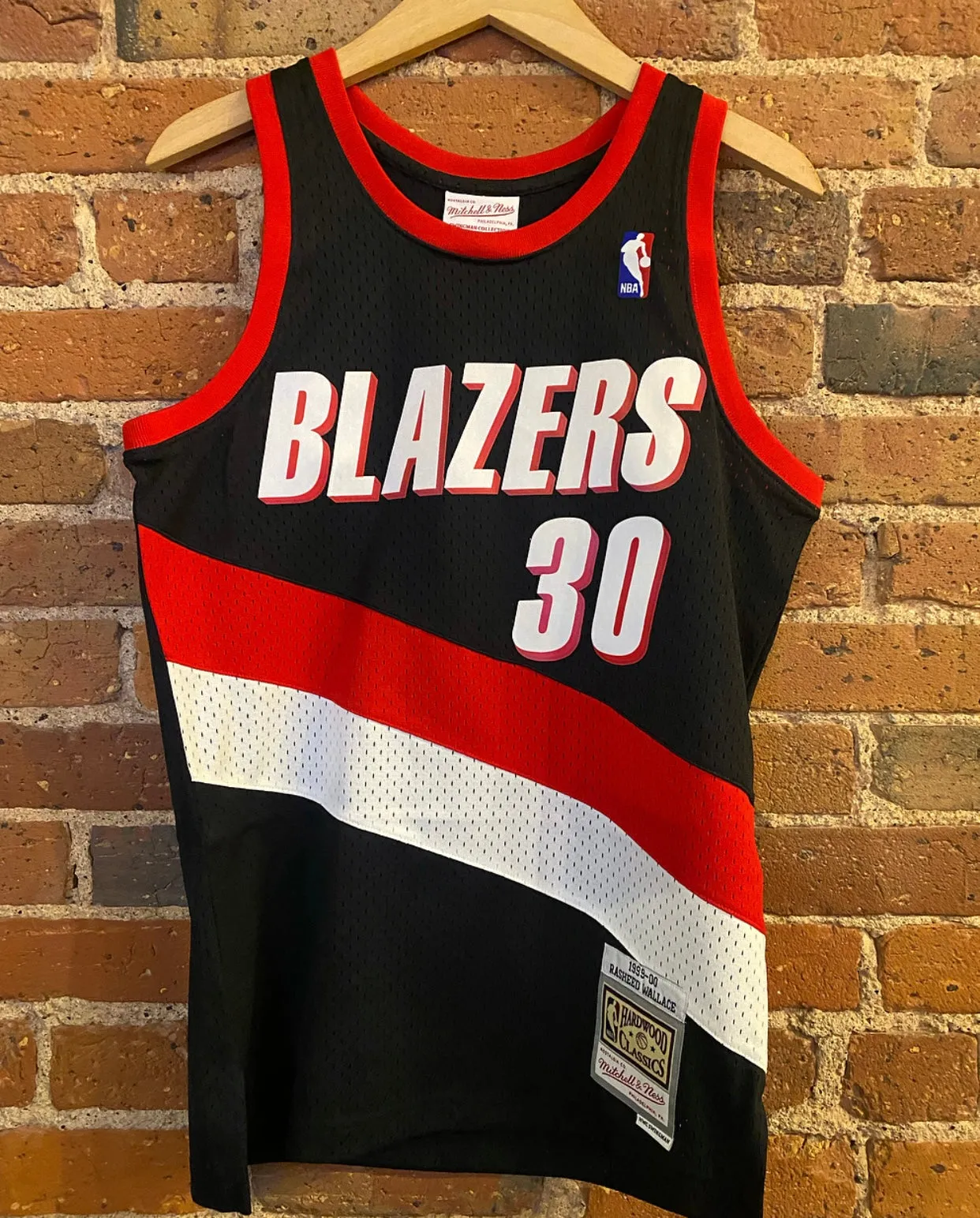 Portland Trail Blazers 1999 Rasheed Wallace Swingman Jersey by Mitchell & Ness