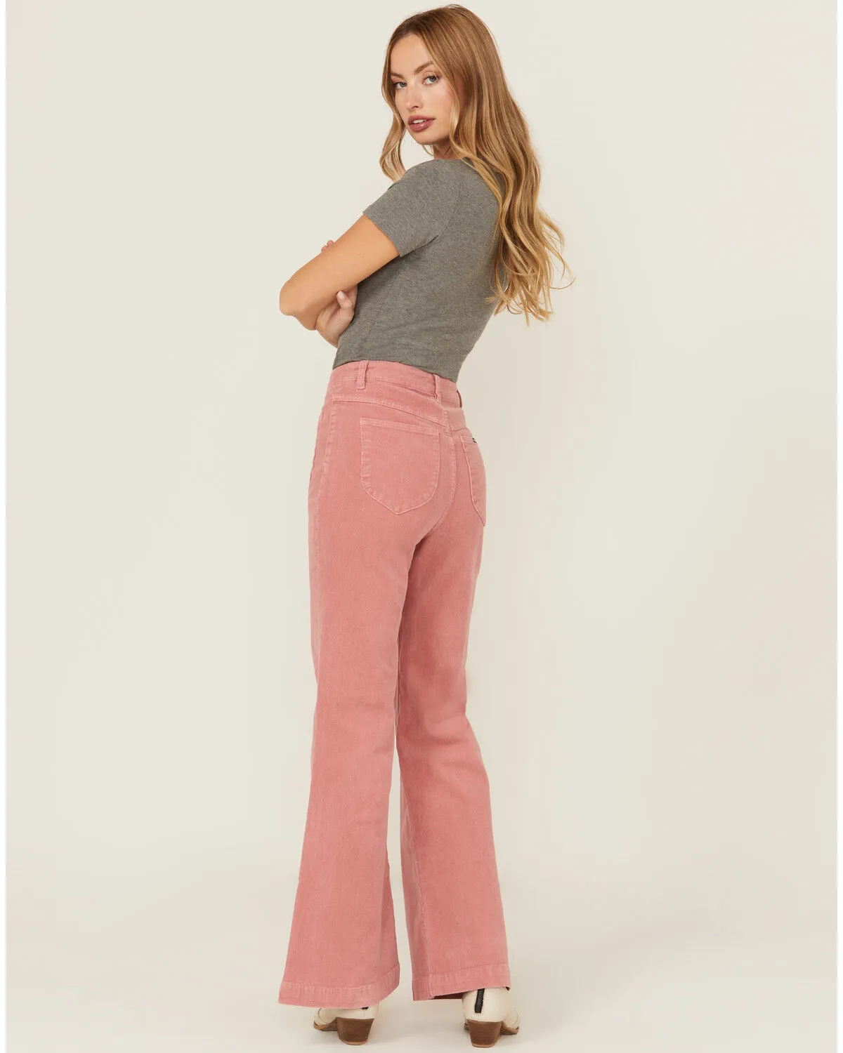 Rolla's Women's East Coast High Rise Corduroy Flare Pants