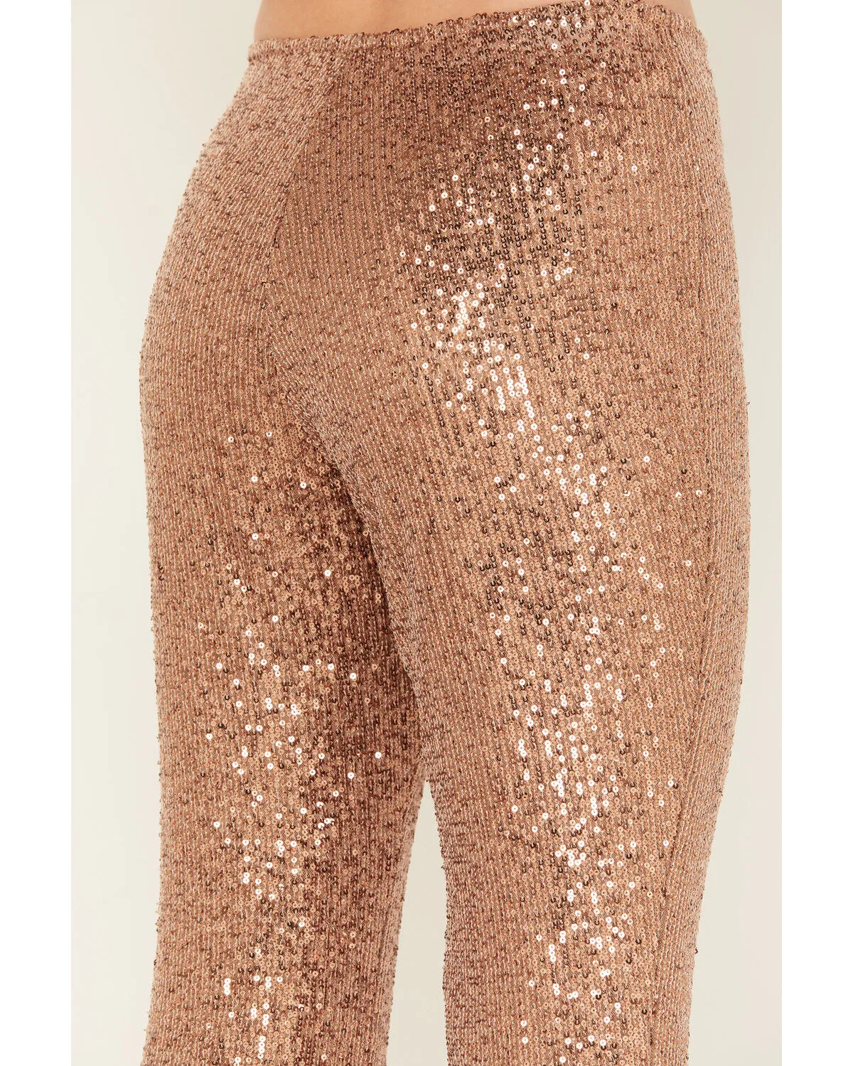 Sadie and Sage Women's Inferno Sequin Flare Pants