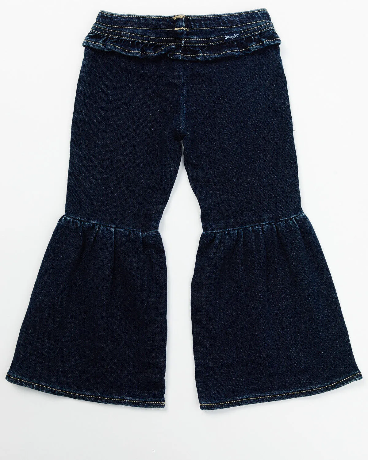 Wrangler Toddler Girls Dark Wash Flare Pants