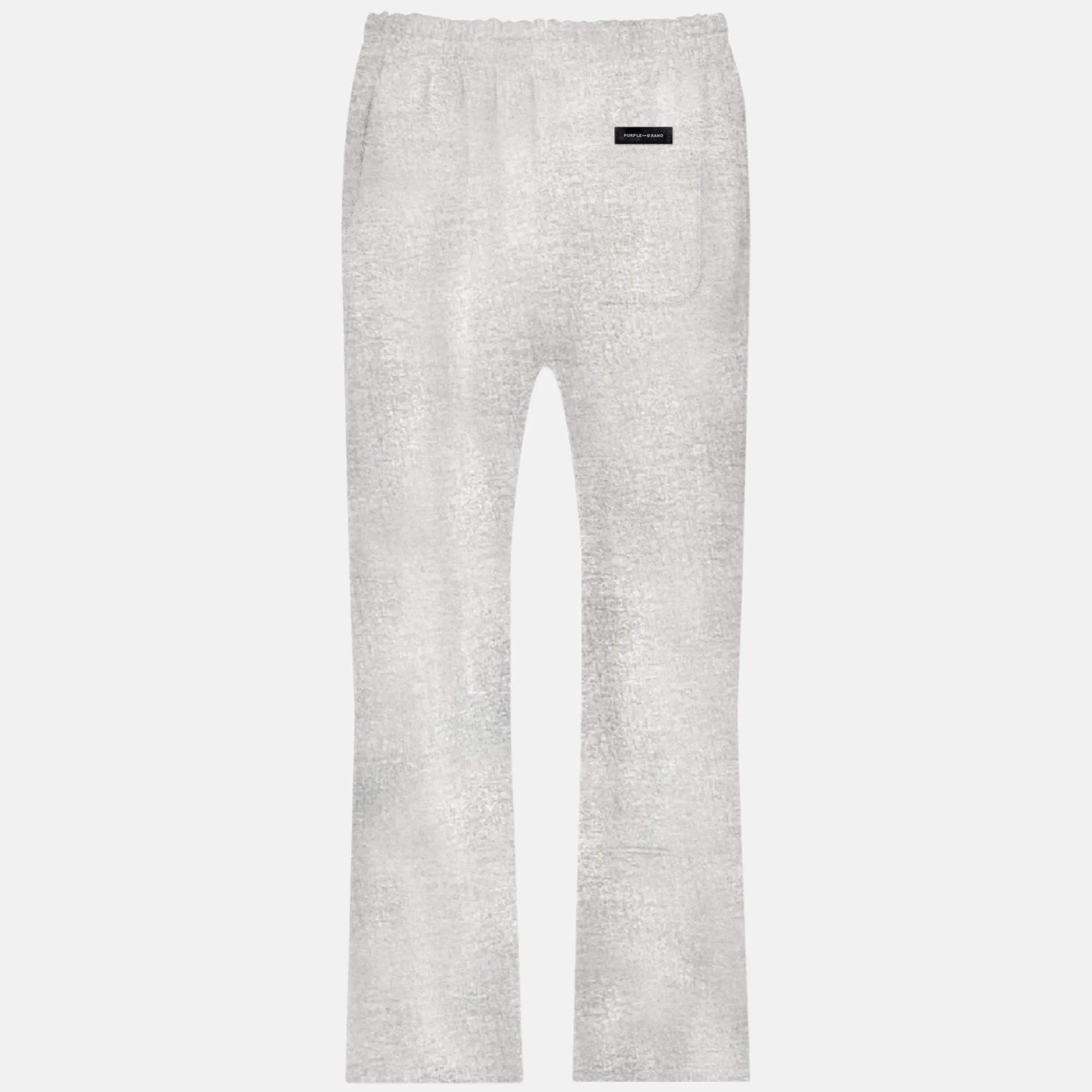 Heather Grey Wordmark Flare Pants by Purple Brand