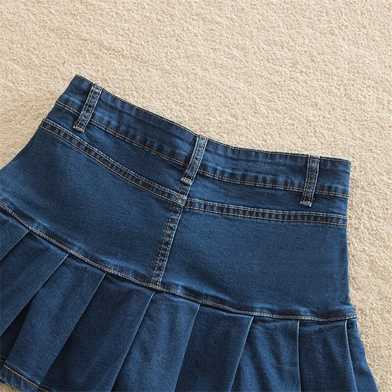 Denim Women's Mini Skirt Korean Summer Fashion Streetwear