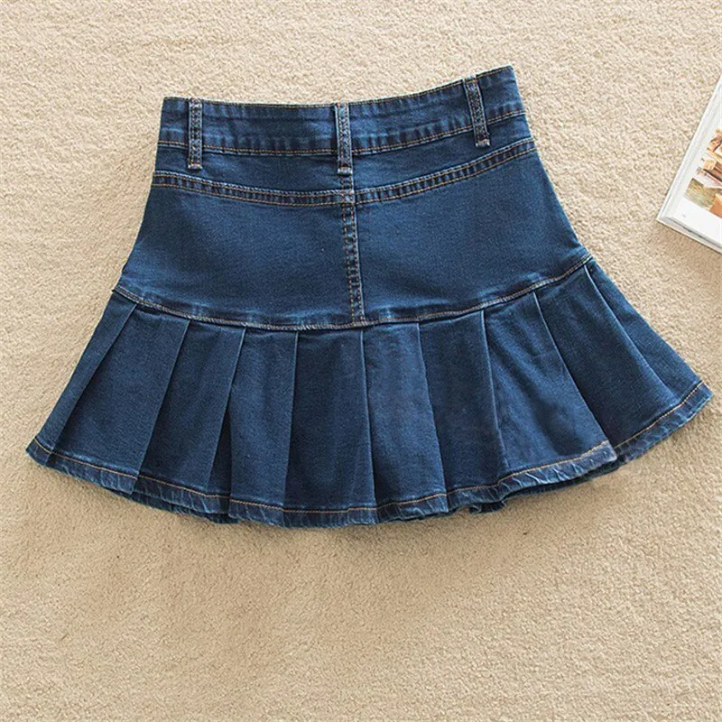 Denim Women's Mini Skirt Korean Summer Fashion Streetwear