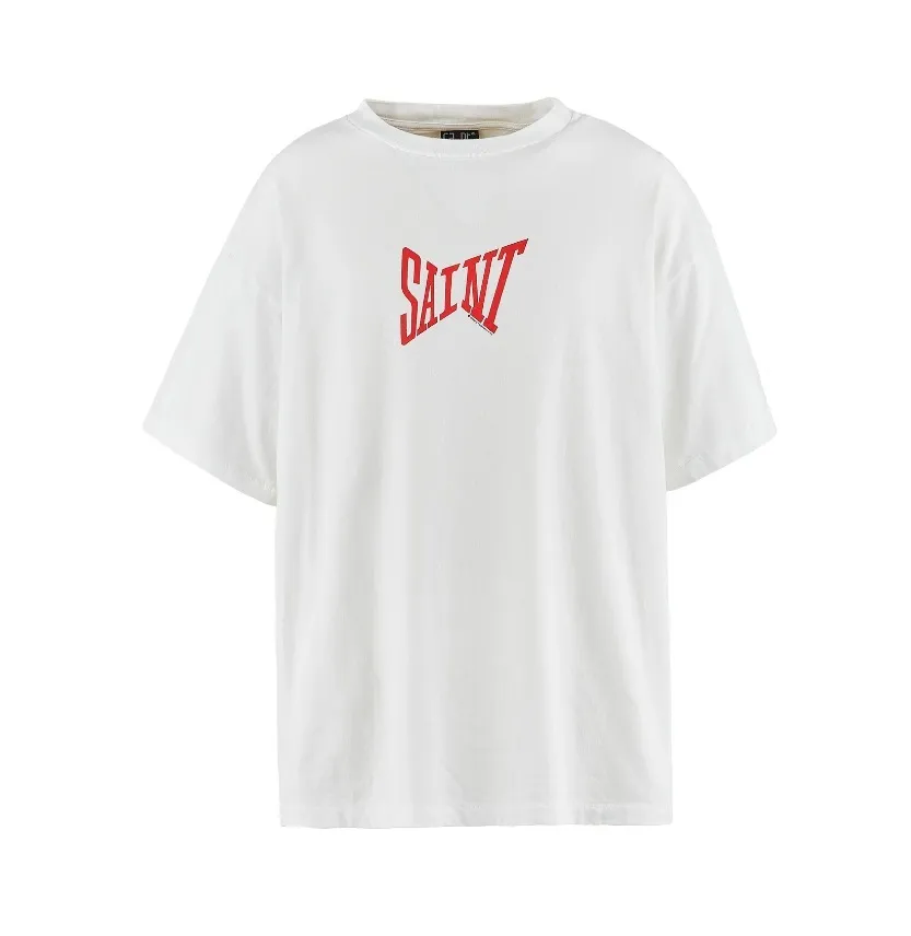 Street Style Logo Cotton Tee