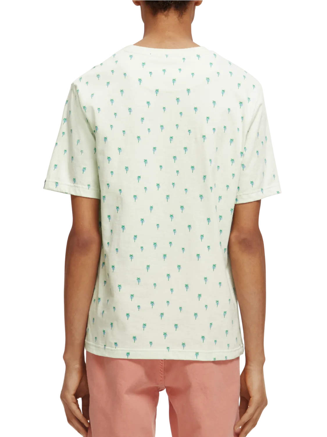 Mini Palm Print Tee Mint