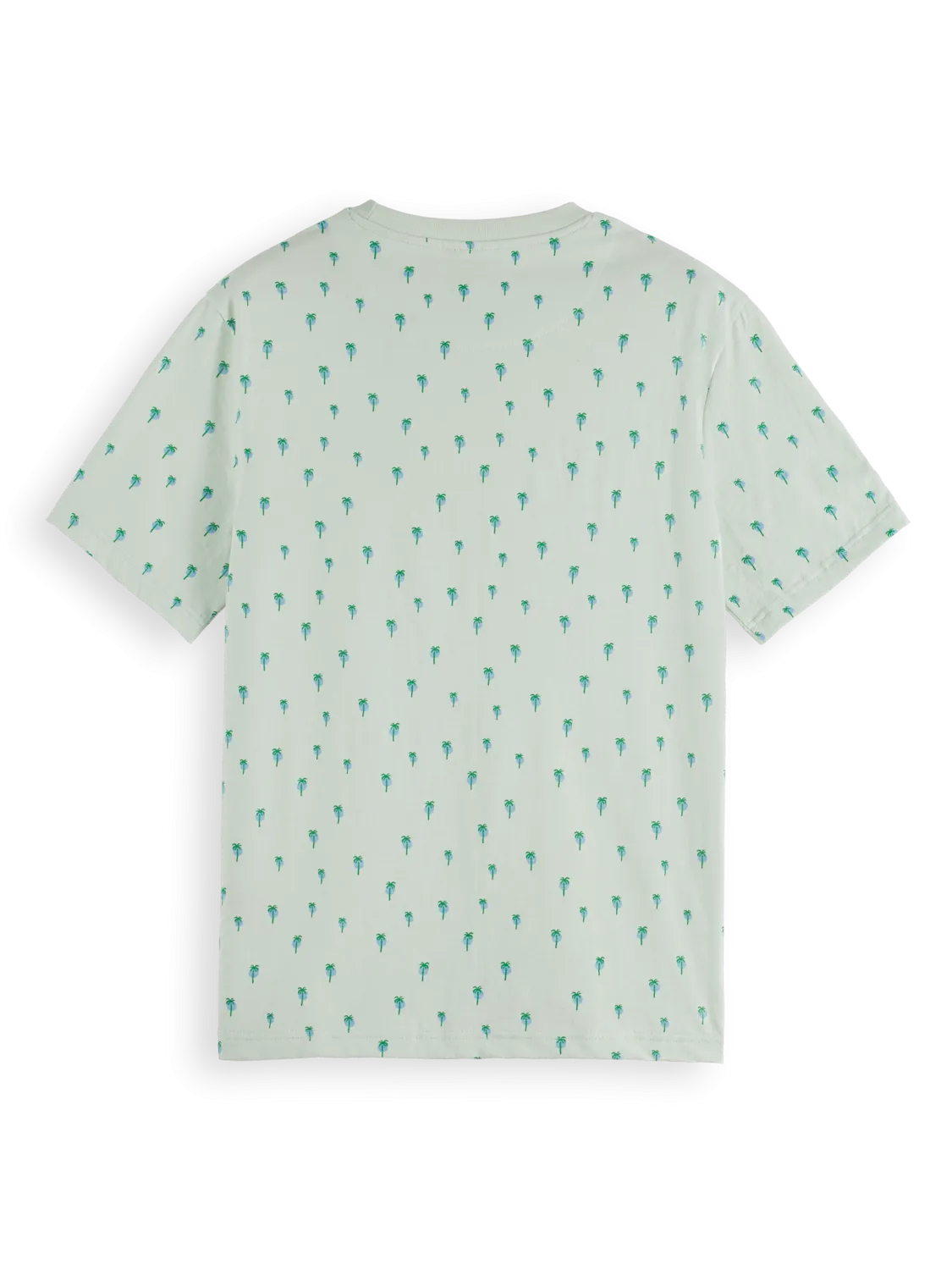 Mini Palm Print Tee Mint