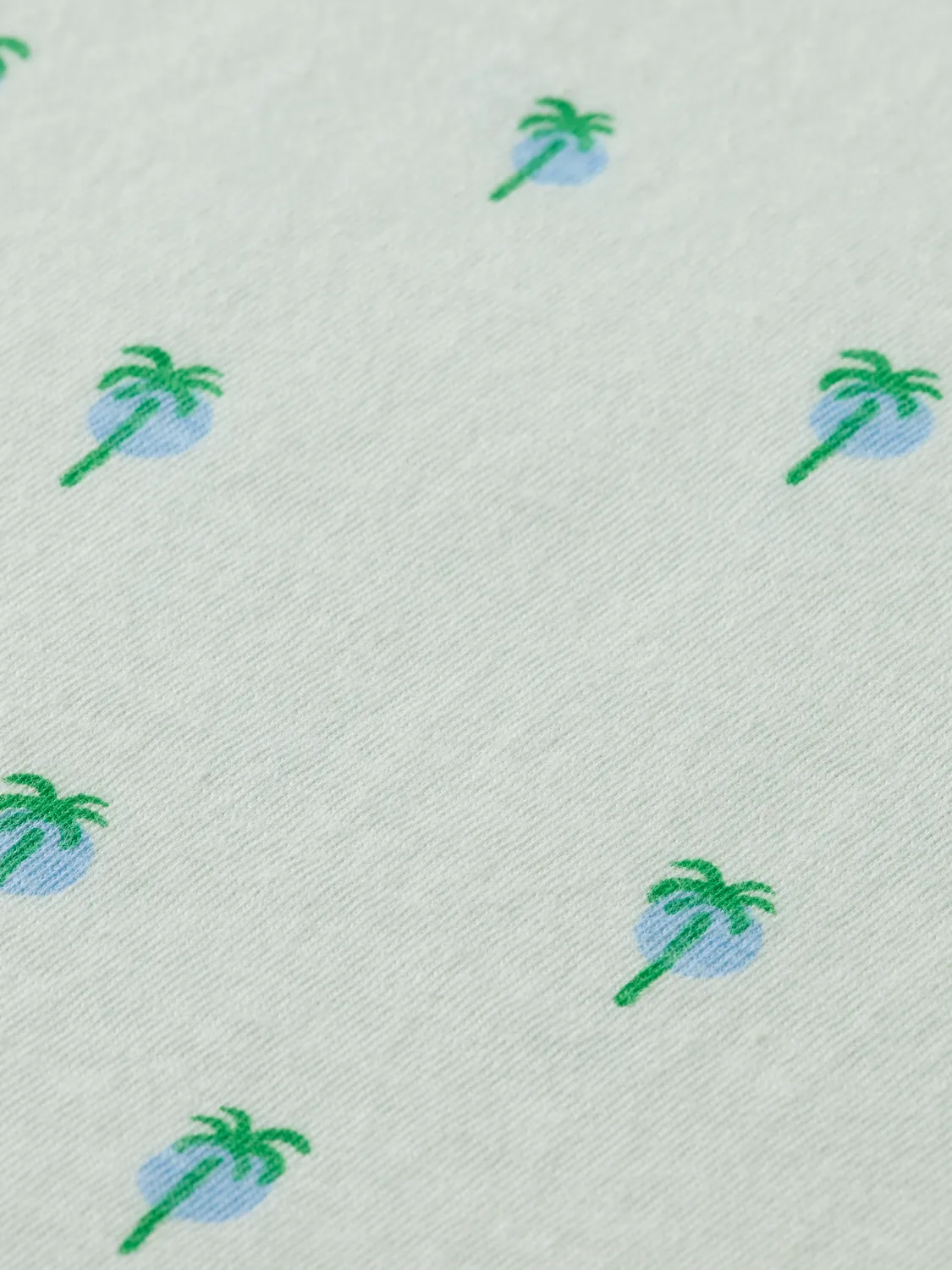 Mini Palm Print Tee Mint