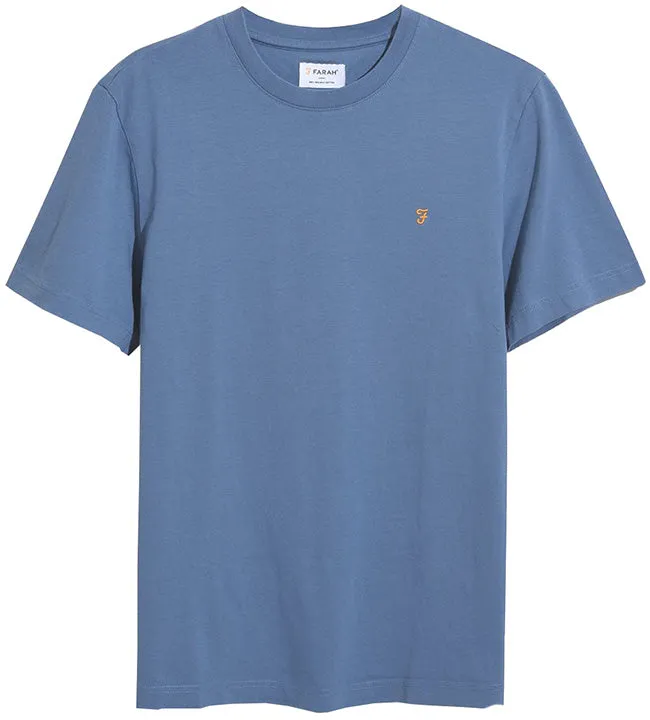 Men's Sheaf Blue Danny T-Shirt by Farah