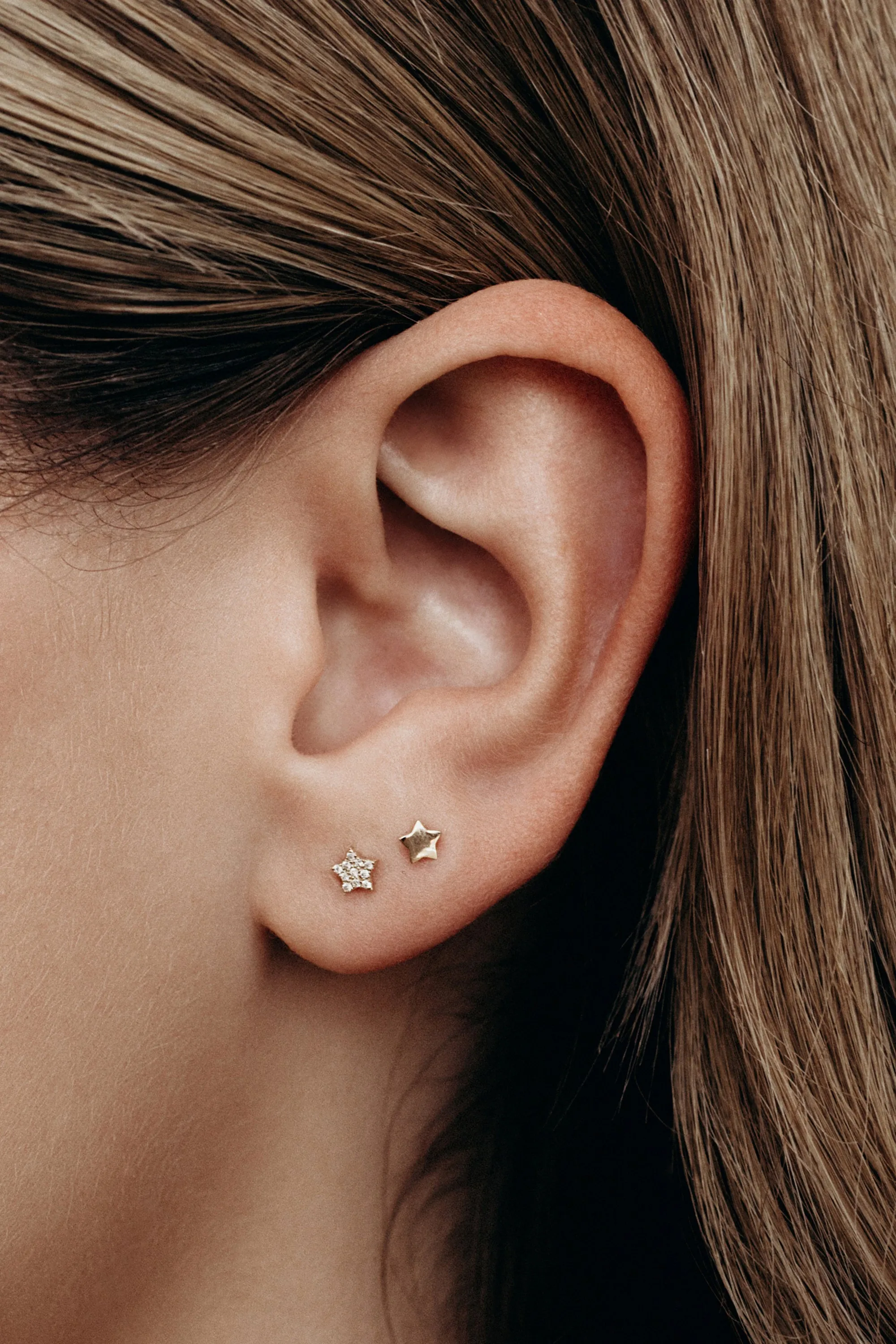 Small Star-Shaped Earring