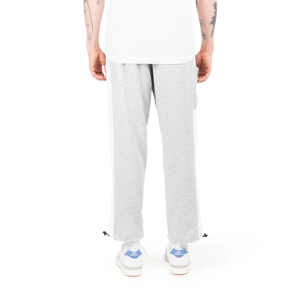 Stone Island White Fleece Pants