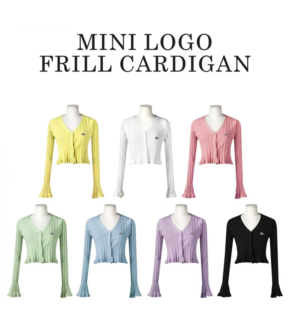 Casual Style Street Style Long Sleeves Plain Logo Cardigans