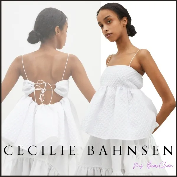 Cotton Casual Peplum Top for Parties by Cecilie Bahnsen