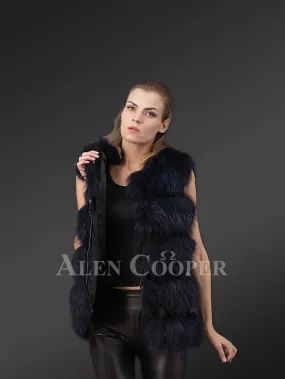 Stylish Divas' Winter Fox Fur Vests