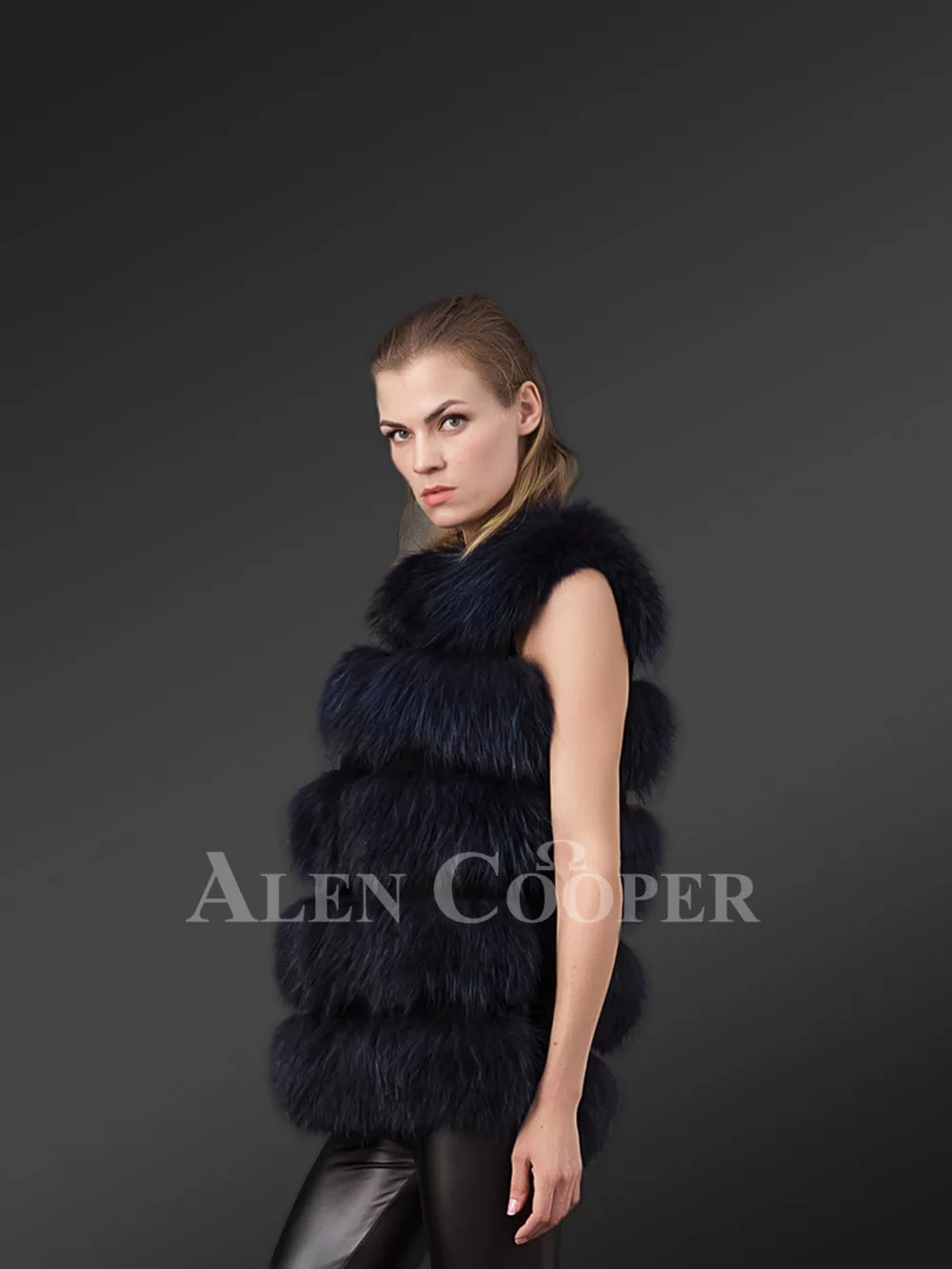 Stylish Divas' Winter Fox Fur Vests