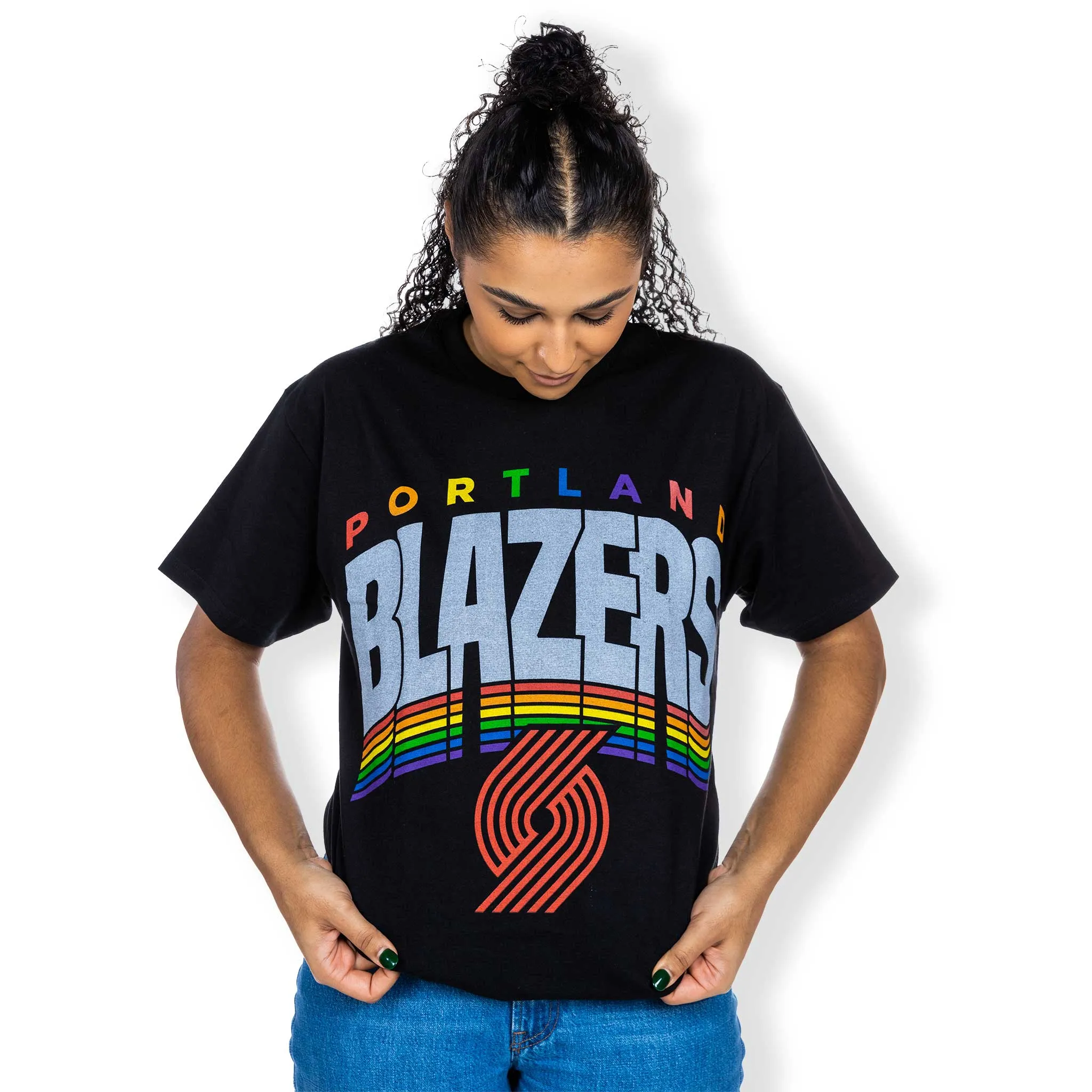 Team Rainbow Blazers Tee by Portland Trail Blazers Junk Food