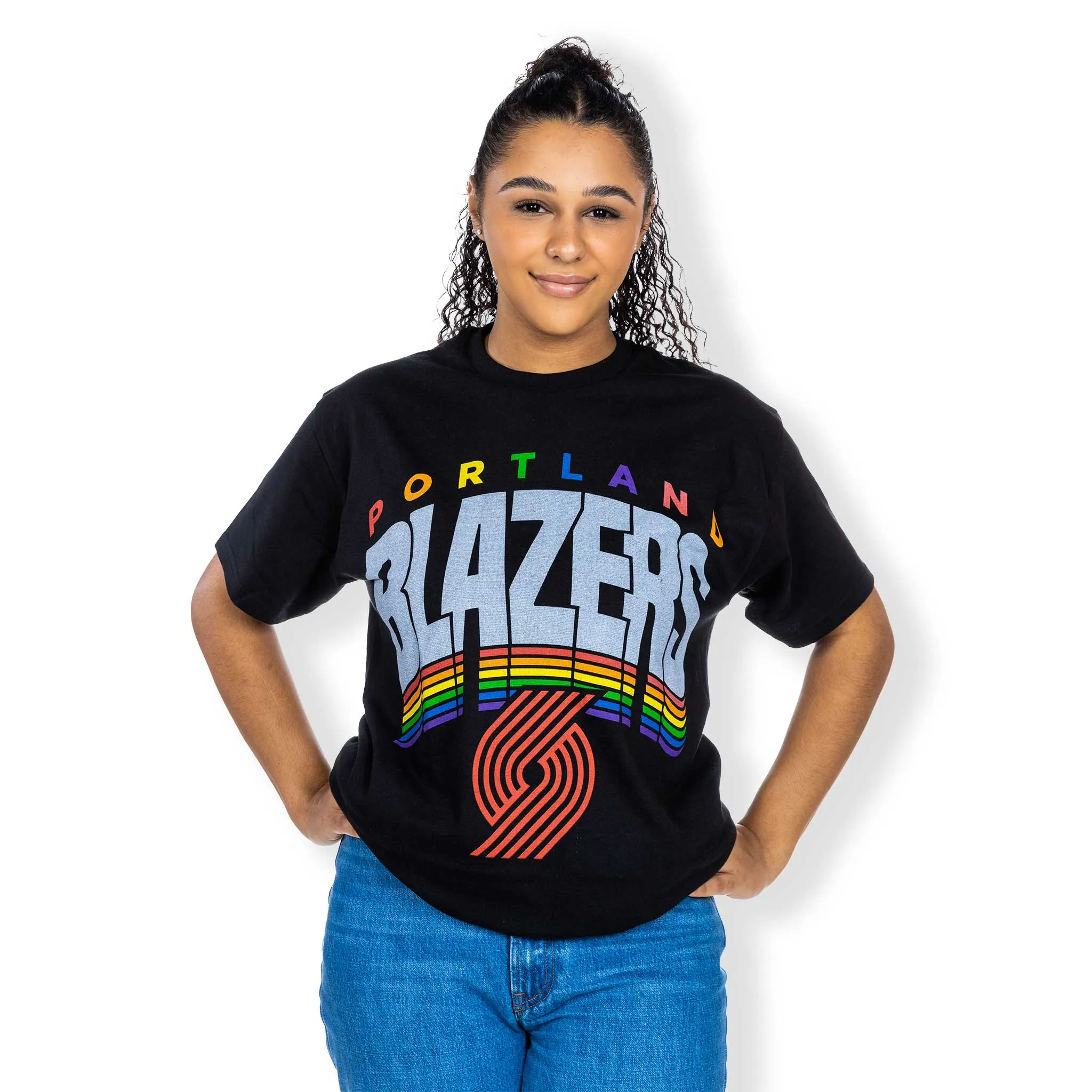 Team Rainbow Blazers Tee by Portland Trail Blazers Junk Food