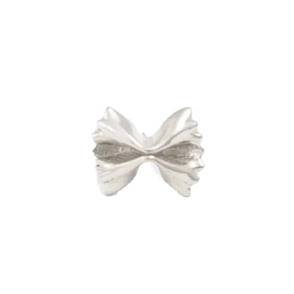 Gold threadless Bow Tie Pin