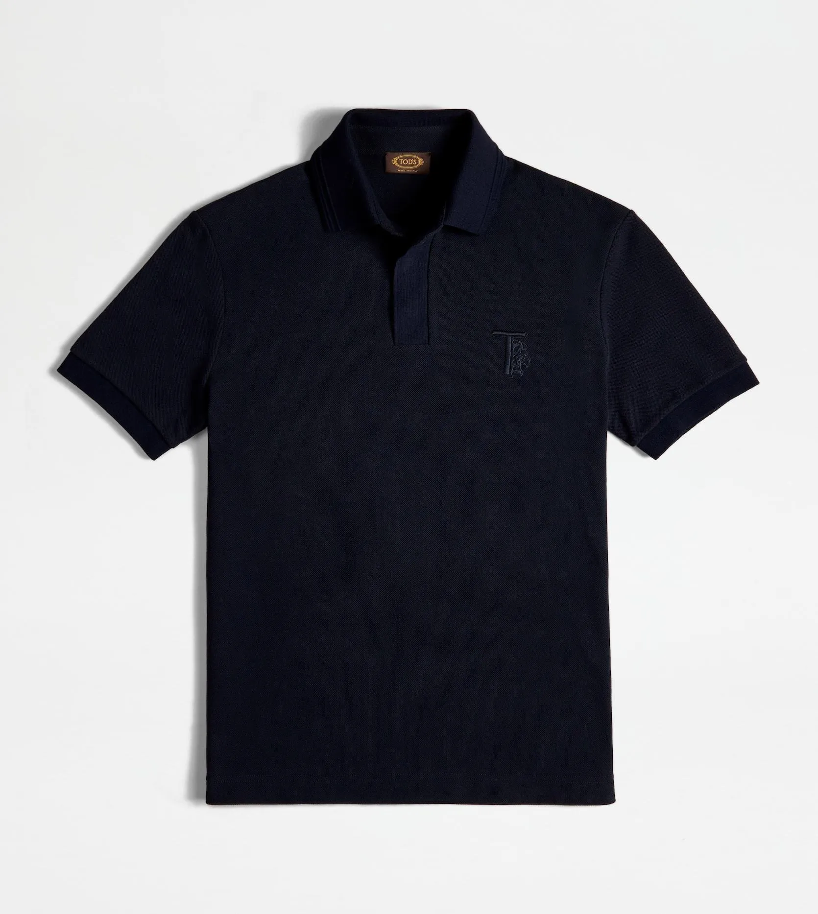 Plain Cotton Short Sleeves Logo Shirts by TOD'S