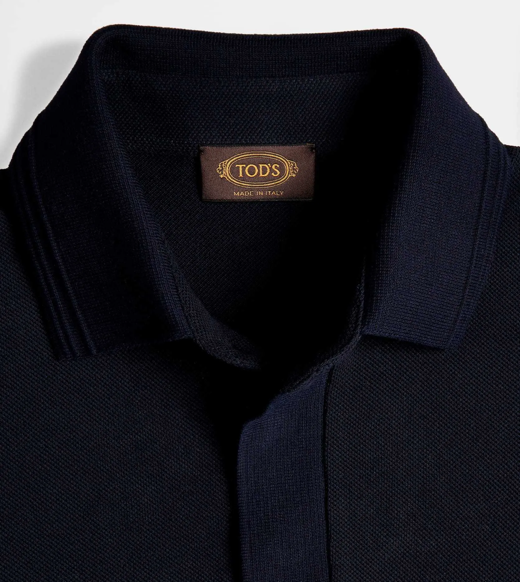 Plain Cotton Short Sleeves Logo Shirts by TOD'S