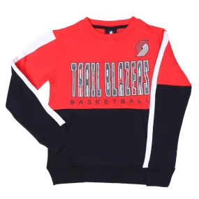 Trail Blazers Colorblock Crewneck