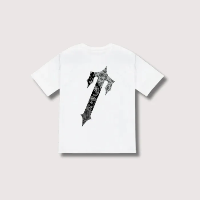 Paisley Logo T-Shirts with Short Sleeves, Trapstar London