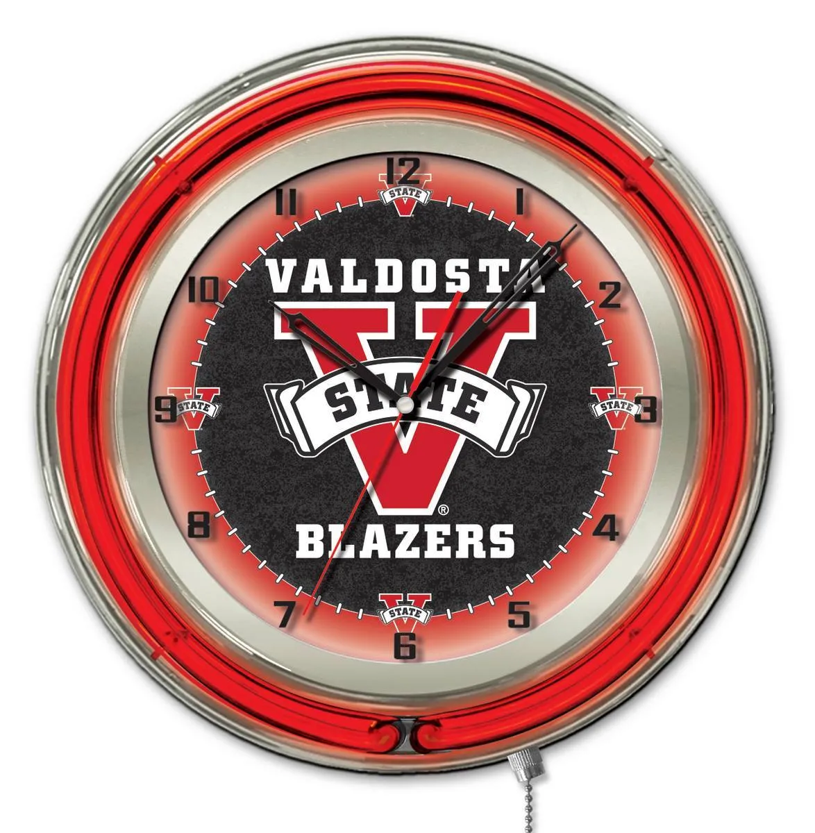 Valdosta State Blazers Red College Wall Clock