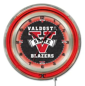 Valdosta State Blazers Red College Wall Clock