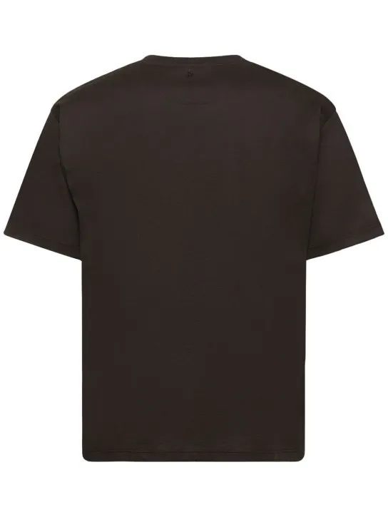 Plain Bridal Logo Luxury Outlet T-Shirts with Cotton Short Sleeves by VALENTINO