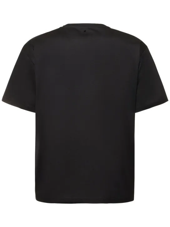 Plain Bridal Logo Luxury Outlet T-Shirts with Cotton Short Sleeves by VALENTINO